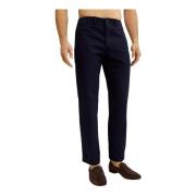 Navy Chino Broek Fay , Blue , Heren