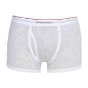 Grijze Logo Boxers Stijlvol Comfort Dsquared2 , Gray , Heren