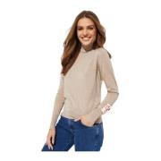 Beige Wol Coltrui Sweater Golden Goose , Beige , Dames