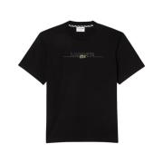 Th3836 Tee voor Mannen Lacoste , Black , Heren