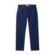 Klassieke Straight Fit Indigo Jeans Lacoste , Blue , Heren