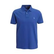 Donkerblauw poloshirt met Slim Fit logo Ralph Lauren , Blue , Heren