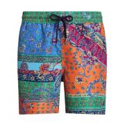 Gestreepte zwemshorts met logo Ralph Lauren , Multicolor , Heren