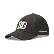 Stijlvolle Cap Gh590Zfu2Sls8230 Dolce & Gabbana , Gray , Heren