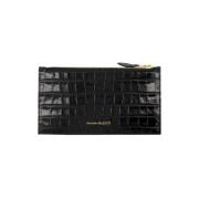 Leather wallets Alexander McQueen , Black , Dames