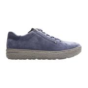 Blauwe Suède Sneakers voor Dames Hartjes , Blue , Dames