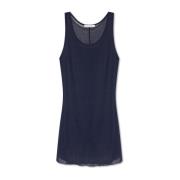 Geribbelde top Ami Paris , Blue , Dames