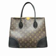 Pre-owned Canvas handbags Louis Vuitton Vintage , Black , Dames