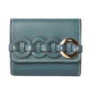 Pre-owned Leather wallets Chloé Pre-owned , Blue , Dames