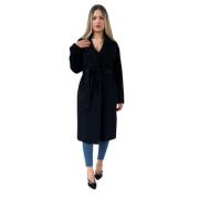 Belted Coats Emma&Gaia , Black , Dames