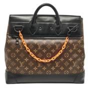 Pre-owned Coated canvas travel-bags Louis Vuitton Vintage , Black , Da...