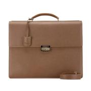 Pre-owned Leather handbags Salvatore Ferragamo Pre-owned , Beige , Her...