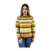 Round-neck Knitwear Emma&Gaia , Multicolor , Dames