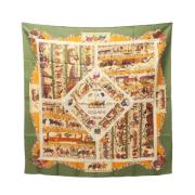 Pre-owned Canvas scarves Hermès Vintage , Multicolor , Dames