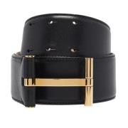 Pre-owned Leather belts Tom Ford Pre-owned , Black , Dames