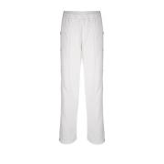 Wijde Pijp Joggingbroek met Ster Golden Goose , White , Dames