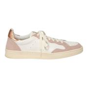 Witte en roze suède sneaker Elia Maurizi , Beige , Dames