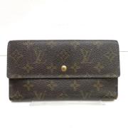 Pre-owned Canvas wallets Louis Vuitton Vintage , Brown , Heren