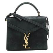 Pre-owned Leather handbags Yves Saint Laurent Vintage , Black , Dames