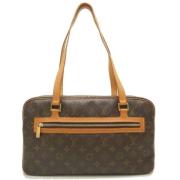 Pre-owned Canvas shoulder-bags Louis Vuitton Vintage , Brown , Dames