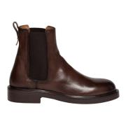 Chelsea Boot met Drievoudige Zool in Donkerbruin Elia Maurizi , Brown ...