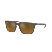 Rb4385 Zonnebril Ray-Ban , Brown , Heren