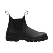 Klassieke Chelsea Leren Laarzen Blundstone , Black , Heren