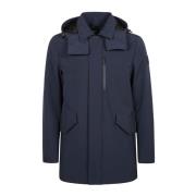 Zachte Shell Jas voor Mannen Woolrich , Blue , Heren