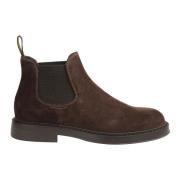 Beatles Leren Loafers Bruin Doucal's , Brown , Heren