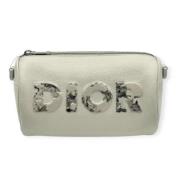 Pre-owned Leather dior-bags Dior Vintage , White , Dames