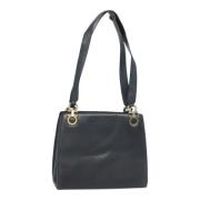 Pre-owned Leather totes Salvatore Ferragamo Pre-owned , Black , Dames