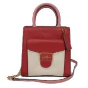 Pre-owned Leather handbags Coach Pre-owned , Red , Dames