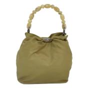 Pre-owned Nylon dior-bags Dior Vintage , Beige , Dames