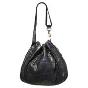 Pre-owned Leather dior-bags Dior Vintage , Black , Dames