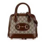 Pre-owned Canvas gucci-bags Gucci Vintage , Brown , Dames