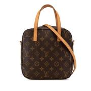 Pre-owned Canvas handbags Louis Vuitton Vintage , Brown , Dames