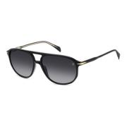 Zwart/Grijs Getinte Zonnebril Eyewear by David Beckham , Black , Heren