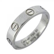 Pre-owned White Gold rings Cartier Vintage , White , Dames