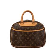 Pre-owned Canvas handbags Louis Vuitton Vintage , Brown , Dames