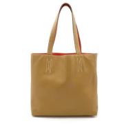 Pre-owned Leather shoulder-bags Hermès Vintage , Brown , Dames