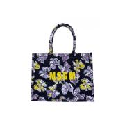 Stijlvolle Tote Tas met Dubbele Handvatten Msgm , Multicolor , Dames