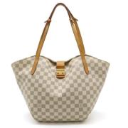 Pre-owned Canvas handbags Louis Vuitton Vintage , Beige , Dames