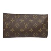 Pre-owned Canvas pouches Louis Vuitton Vintage , Brown , Dames