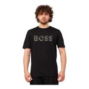 T-Shirts Hugo Boss , Black , Heren