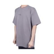 Faded Logo T-shirt in Dove Grey Stone Island , Gray , Heren