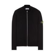 Zwarte Zip-Up Jas Urban Stijl Stone Island , Black , Heren