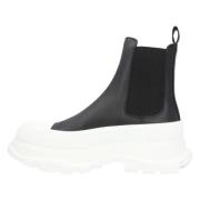 Leather boots Alexander McQueen , Black , Heren