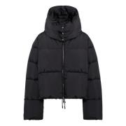 Puffer Jacket Sportmax , Black , Dames