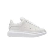 Leather sneakers Alexander McQueen , White , Dames