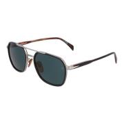 Retro Stijl Zonnebril Eyewear by David Beckham , Brown , Unisex